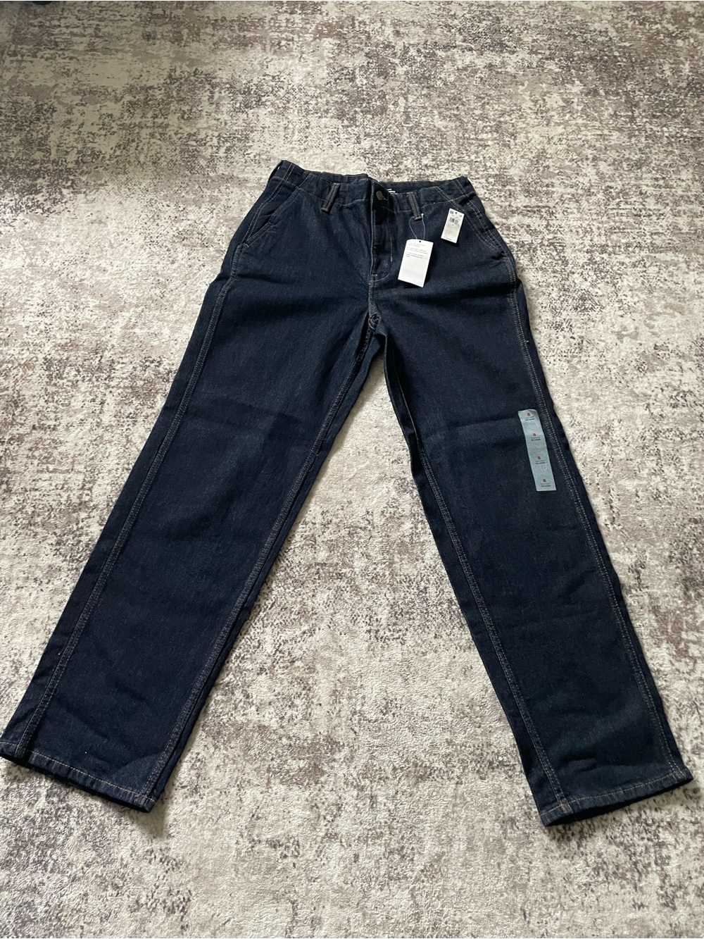 Women’s old navy jeans blue $54.99 size 8 high rise loose
